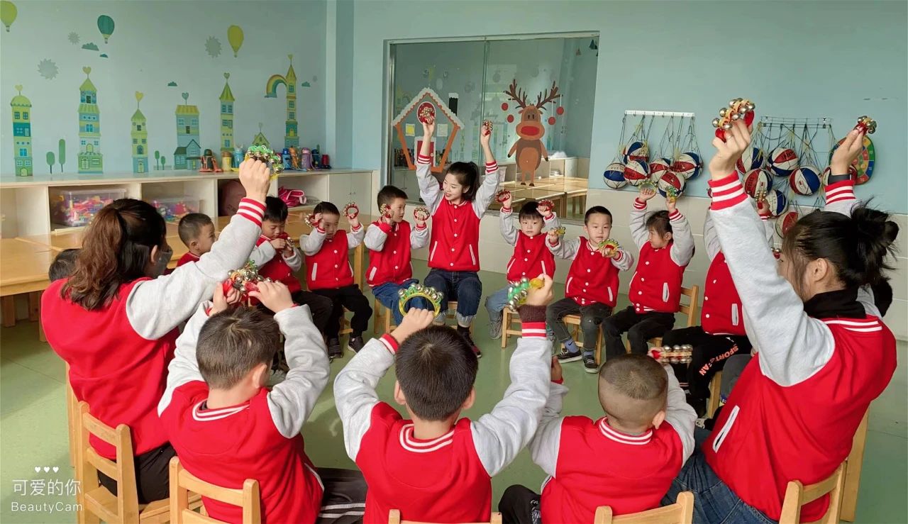 图为灌南县智能康复训练中心-奥尔夫音乐教学